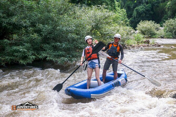 10KM Inflatable Kayaking and 3HR Trekking Adventure - What happens in the middle: lunch, swim time, and why the camp facilities matter