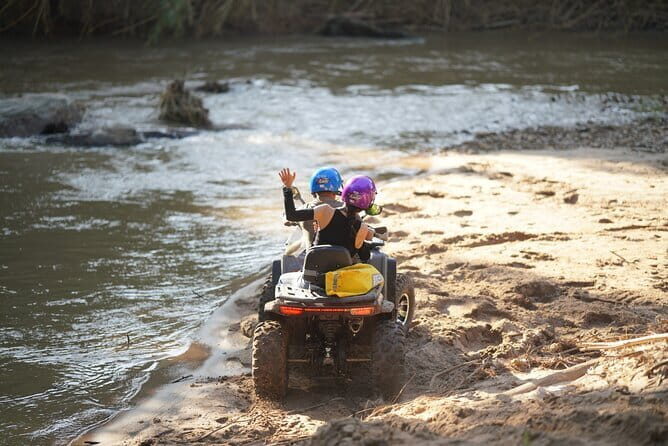 2-3 hrs. ATV Mae Wang Adventure, Feeding, Rafting &Waterfall Tour - Getting There: Pickup, AC Van Time, and When You’ll Be Back