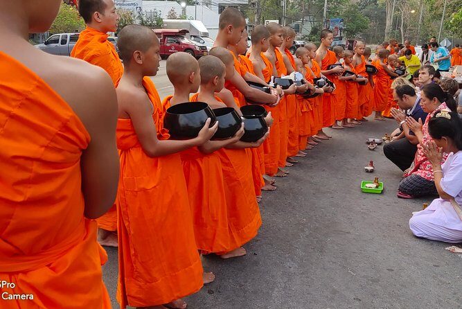 4 highlights: Sticky Waterfall/Elephants/local market /Wat Banden - Lunch in a local spot before the temple calm