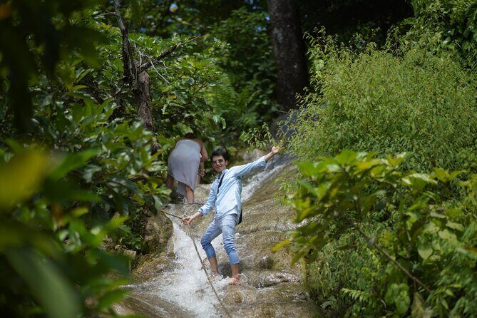 Bua Tong Waterfall Adventure& Huge Cave included Thai Buffet Tour - Nam Phu Chet Si Waterfall Levels: Four Stops, One Flow of Views
