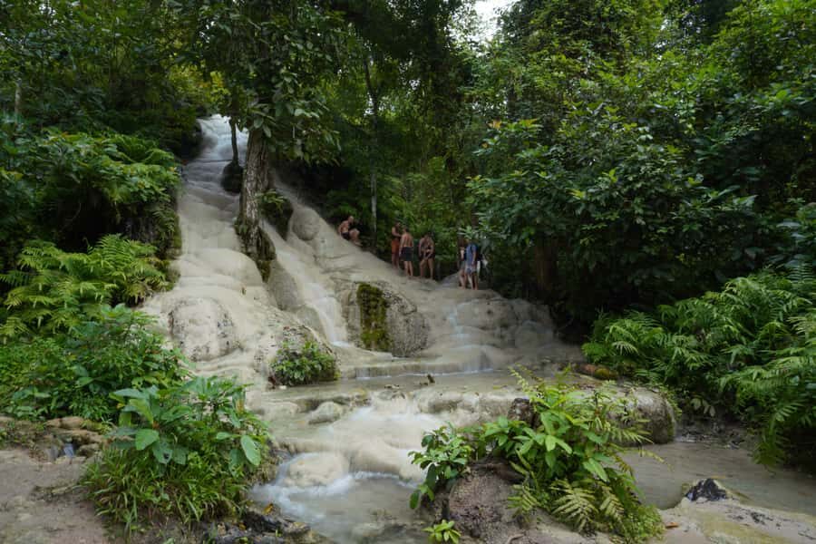 Chiang Mai: Bua Thong Sticky Waterfall & Huge Cave & Buffet - Sticky Waterfall Climb: Four Levels, 160 Meters, and Real Grip