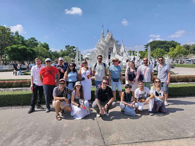 Chiang Mai: Chiang Rai Temples, Karen Tribe and Hot Springs - Wat Rong Suea Ten Blue Temple: Deep Blue Calm and Gold Accents