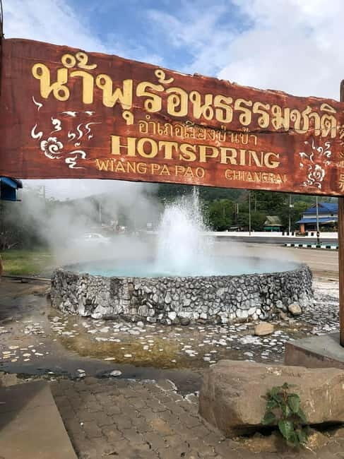 Chiang Mai: Chiang Rai White, Blue & Black Temples Day Tour - Mae Khachan Hot Springs: Stretch Your Legs, Not Swim