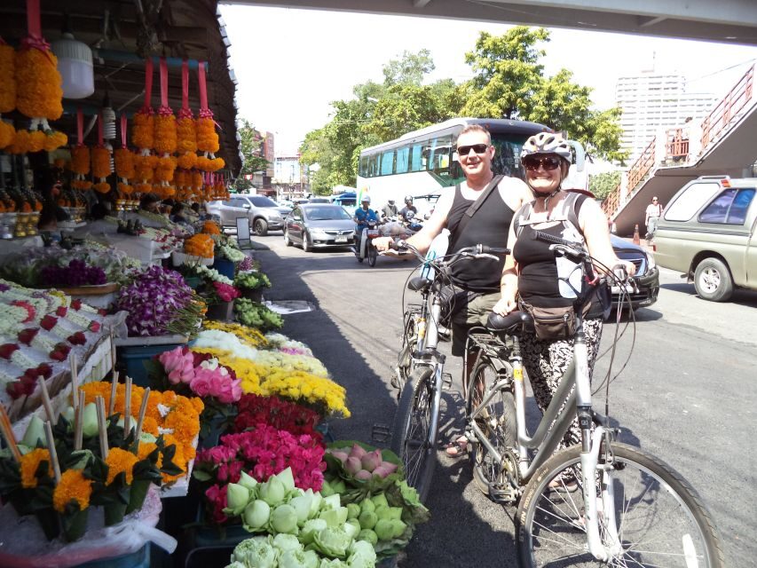 Chiang Mai City Culture Bicycle Ride - The river crossing and the local market snack stop