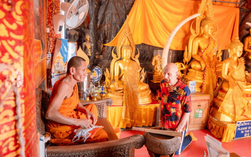 Chiang Mai: Doi Suthep Temple and Waterfall by Songtaew Trio - Wat Pha Lat, the sloping-rock monastery: Lanna details and forest calm