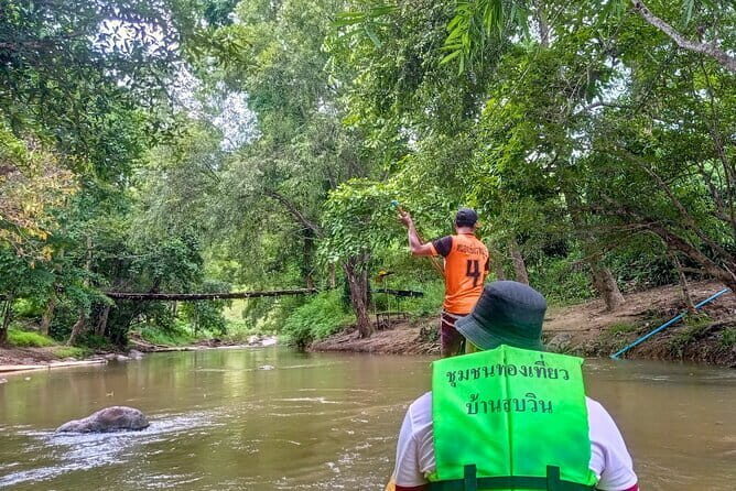 Chiang Mai Elephant Sanctuary Observation and Bamboo Rafting - Mae Win bamboo rafting: calm river sounds and forest scenery