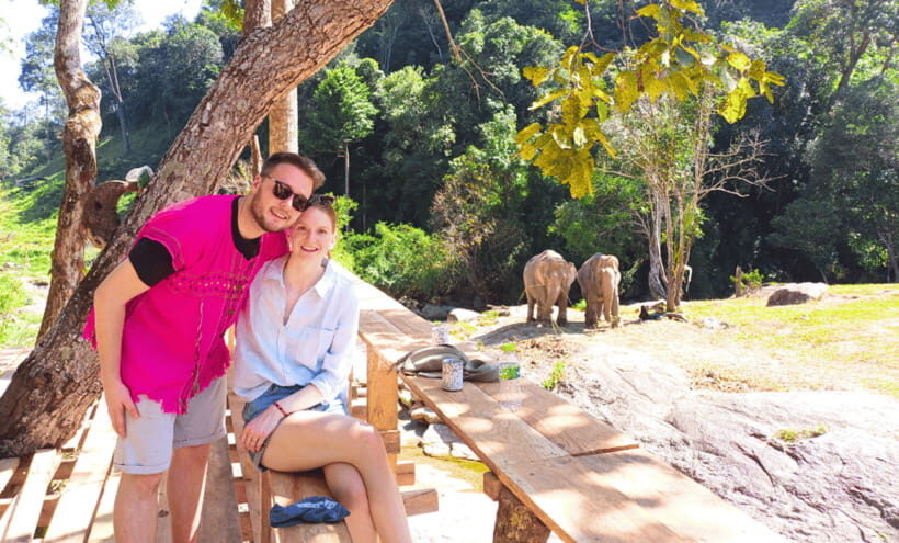 Chiang Mai: Ethical Half Day Elephant Sanctuary & Waterfall - Following the Herd: Walking in the Jungle Without Pressuring Them