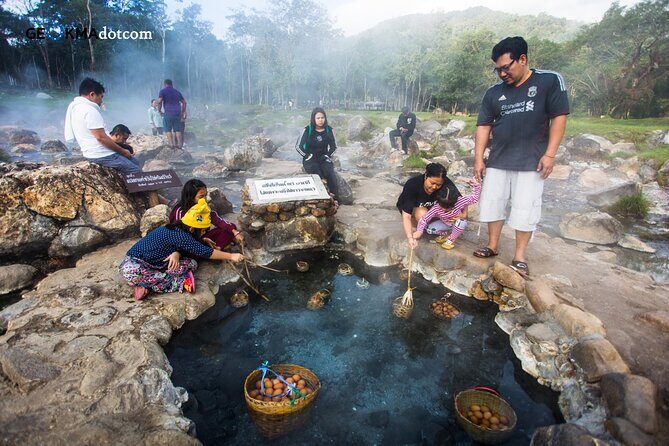 Chiang Mai Exotic Excursion Unseen Miracle of Faith To Pupadang Lampang Temple - Stop 4: Chae Son Waterfall Walk in the National Park