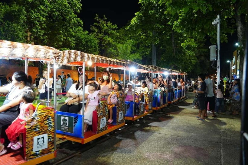 Chiang Mai Night Safari Ticket & Tram Rides Optional Pickup - Evening shows: brief runs, first-come seating