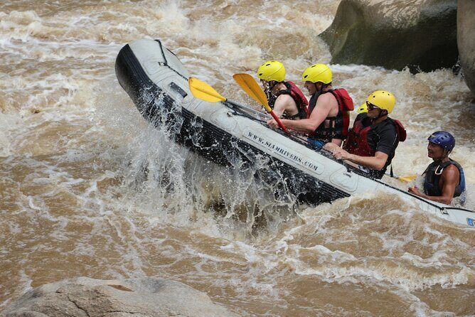Chiang Mai Rafting in Mae Taeng River with Thai Buffet - The Waterfall Stop and Slide: The Part That Sneaks Up on You