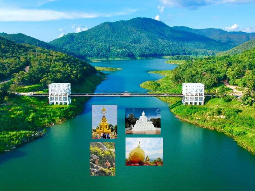 Chiang Mai: Sticky Waterfall scenic loop unseen lake &temple - A 7-hour Chiang Mai loop that starts near Three Kings Monument