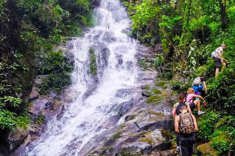 Chiang Mai: Suthep National Park Hiking & DH Mountain Biking - Lakeside recovery: swim time and a real meal