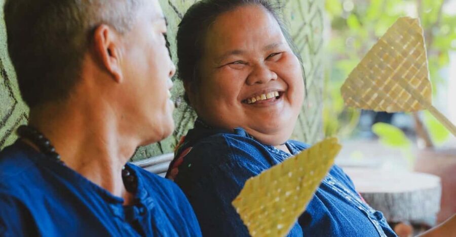 Chiang Mai : Traditional Lanna Bamboo Fan Weaving - A Calm Corner of Chiang Mai: Where the Workshop Happens
