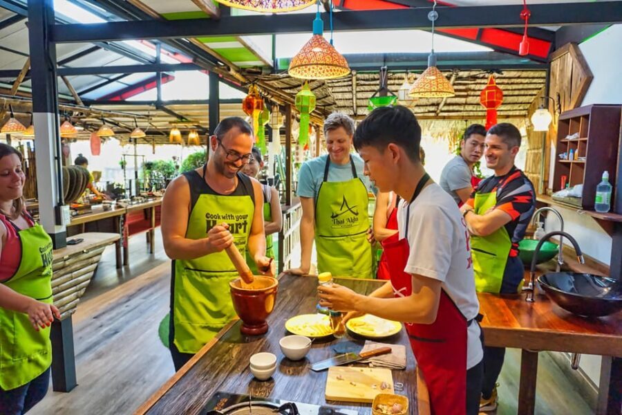 Chiang Mai: Traditional Thai-Akha Cooking Class& Market Tour - Thai Akha Kitchen: a cooking setup designed for learning
