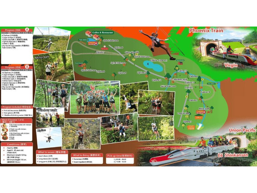 Chiang Mai: Zipline adventure with lunch & city hotel pickup - The obstacles: bridges, swings, tunnels, and those nerve tests