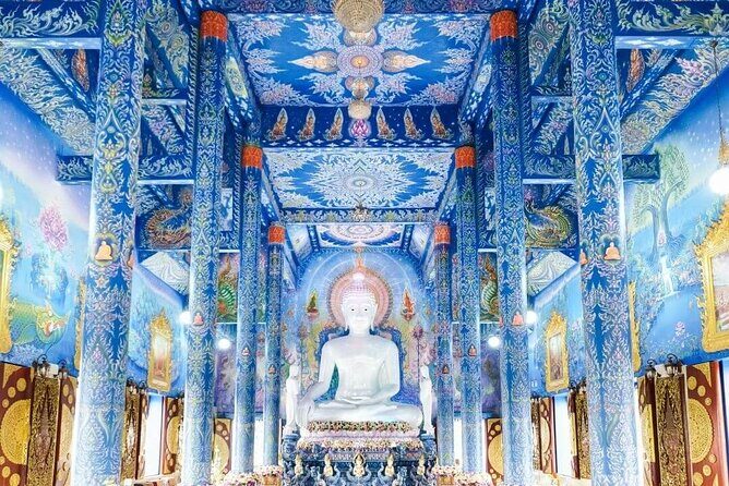 Chiang Rai and White Temple Private All-Inclusive Day-Tour - Wat Rong Suea Ten, the Blue Temple: newer, calmer, still photogenic