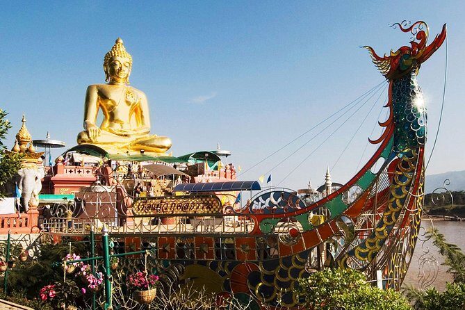 Chiang Rai Day Tour from Chiang Mai + The Long Neck Hill Tribe With Boat - Golden Triangle by Mekong: three countries in view, plus a short boat ride