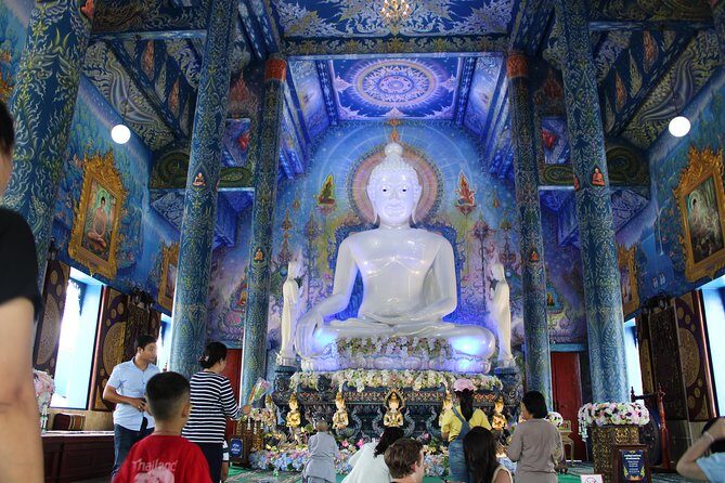 Chiang Rai Day Tour from Chiang Mai: White Temple & More w/ Lunch - Wat Rong Suea Ten (Blue Temple): color and symbolism in a shorter visit