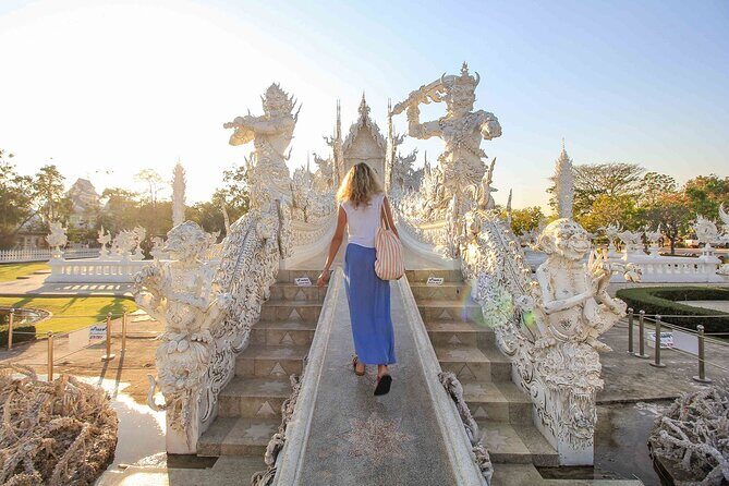 Chiang Rai Full Day Tour with Boat Trip and Longneck Village - Wat Rong Khun White Temple: Dress Code and the Wow Factor