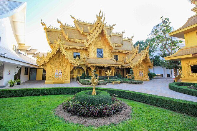 Chiang Rai Full Day Tour with Boat Trip and Longneck Village - Wat Rong Seur Ten Blue Temple: A Cooler, More Sculptural Break