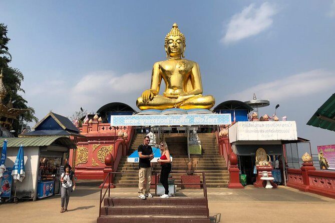 Chiang Rai One Day : White Temple, Golden Triangle, Boat Ride to Laos, Long Neck - Golden Triangle, Laos Border Boat, and Wat Prathat Phu Khao