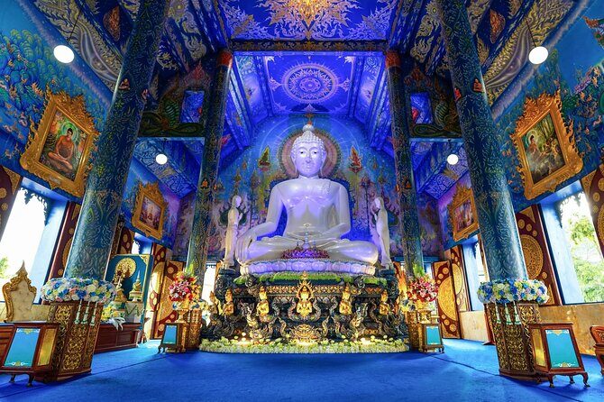 Chiang Rai White Temple, Blue Temple and more from Chiang Mai - Stop 3: Lunch Break Options and Wat Rong Seur Ten (Blue Temple)