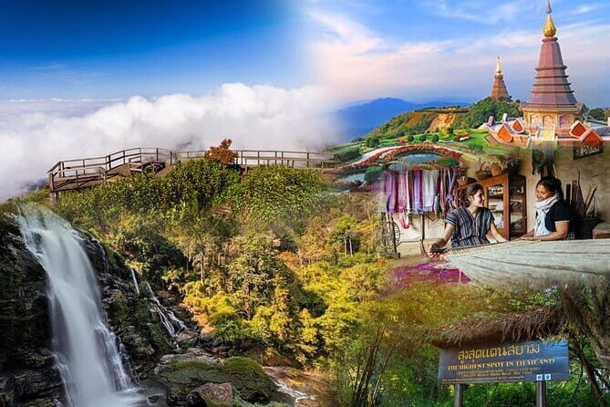 ChiangMai 1DayTour:Elephant Sanctuary,king&queen pagoda,waterfall - Guides and group size: why this tour feels friendlier
