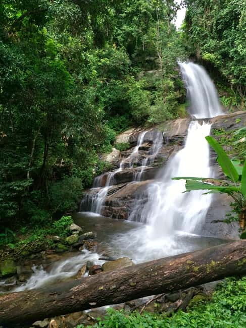Chiangmai : Doi Inthanon unseen spot , Rice terrace & temple - Huay Sai Laung Waterfall Trek: A Short Hike With Big Reward
