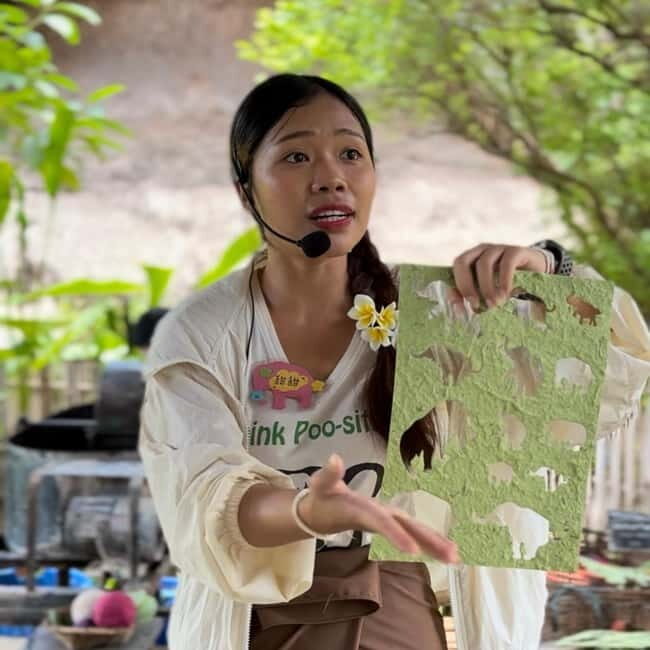 ChiangMai Elephant POOPOOPAPER Park Optional StickyWaterfall - Turning Elephant Waste Into Paper: Why This Workshop Feels Worth It