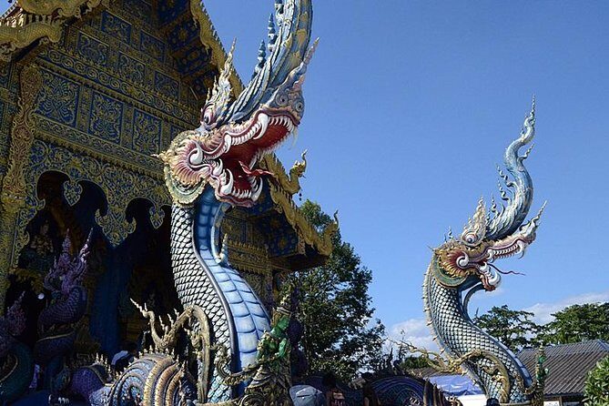 Chiangrai Round Trip Classic Tours 3 Days 2 Nights - Day 3: Wat Rong Khun, Mae Kunag Dam Lunch, Mae Khachan Hot Spring, and Bor Sang