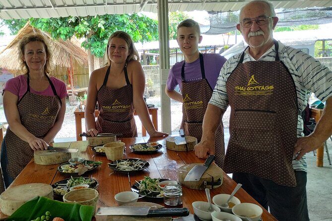 Cooking class in organic garden and local market tour ThaiCottage - What You’ll Eat: Soups, Stir-Fry, Curry, and Dessert (Plus More)