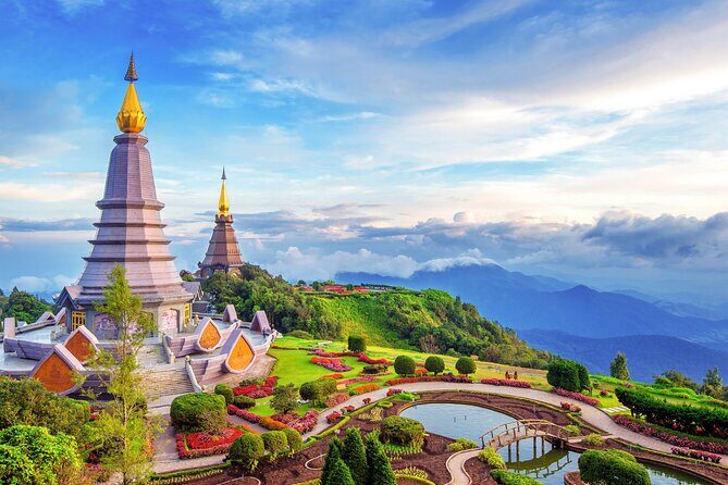 Doi Inthanon National Park Private Tour – Full Day - Twin pagodas at Doi Inthanon: Napamatanee Don and Napaphon Bhumisiri