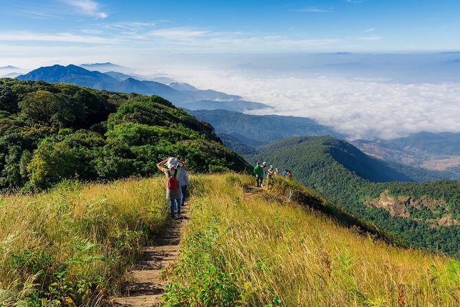 Doi Inthanon National Park with Nature Trail Trekking 1-Day Tour - Doi Inthanon in one day: waterfall, summit, pagodas, and a hike