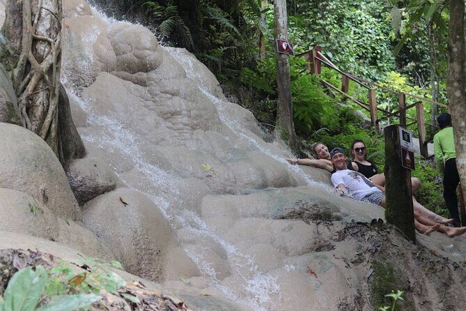 Doi Suthep Temple, Pha Lat Temple, Sticky Waterfall, Orchid farm - Sticky Waterfall (Bua Thong / Nam Phu Chet Si): Climbable Limestone Fun