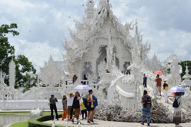 Exclusive Northern Thailand Tours - Wat Rong Khun: White Temple Mirror Mosaics and the Bridge of Rebirth
