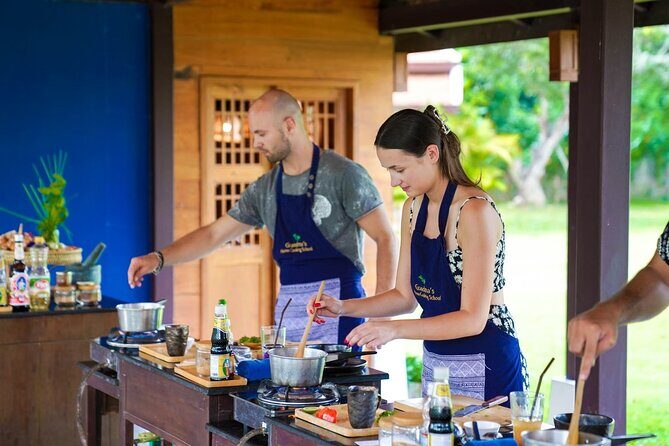 Full-Day Thai Cooking Class with Grandma - Market and Farm Tour - Market Walk With a Guide: Learning Spices and Ingredients You Can Actually Find