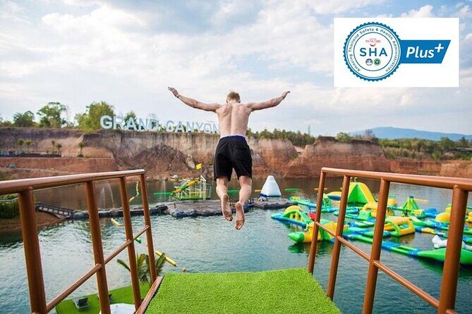 Grand Canyon Water Park Entry Pass - Enter the floating obstacle course: where the real fun happens
