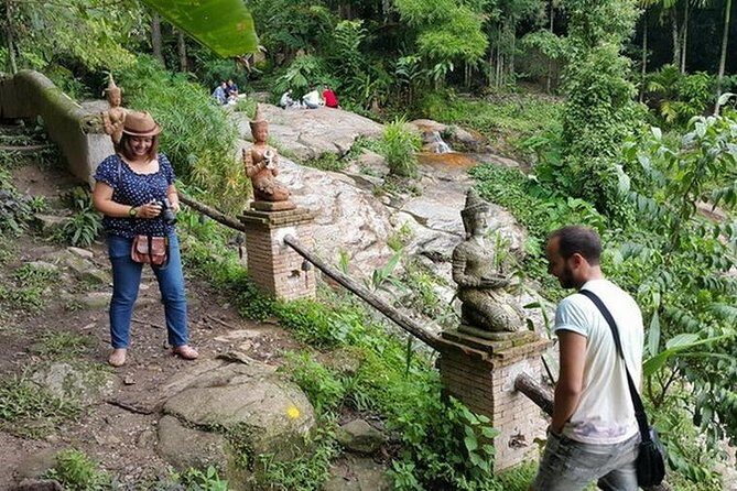 Half Day, Monk Chat Meditation Retreat on Waterfall Temple, Chiang Mai, Thailand - Wat Pha Lat on the Mountain: Buddha Respect, Monk Chat, and Mindfulness Practice