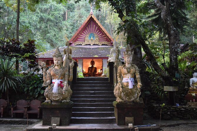 Half Day Umong Temple and Monk Chanting at Doi Suthep Temple ( Private tour) - Stop 3: Wat Phra That Doi Suthep, monk chanting, and sunset views