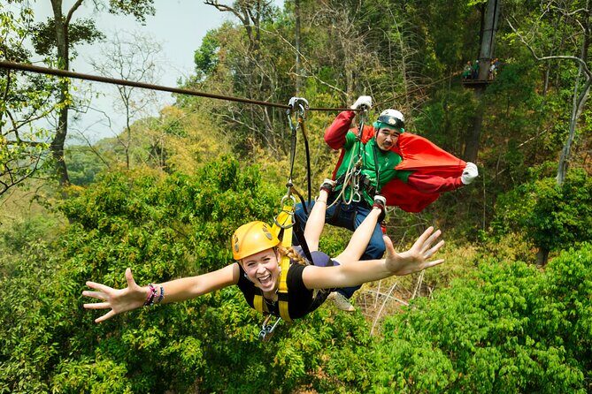 Jungle Flight Zipline Roller Coaster - Lunch, coffee or tea, and the photo options that many people plan for