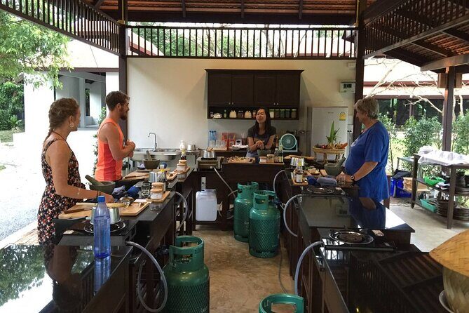 Morning Cooking Class in Traditional Pavilion with Beautiful Garden - Chiang Mai - Traditional Thai pavilion cooking: your station, your pace