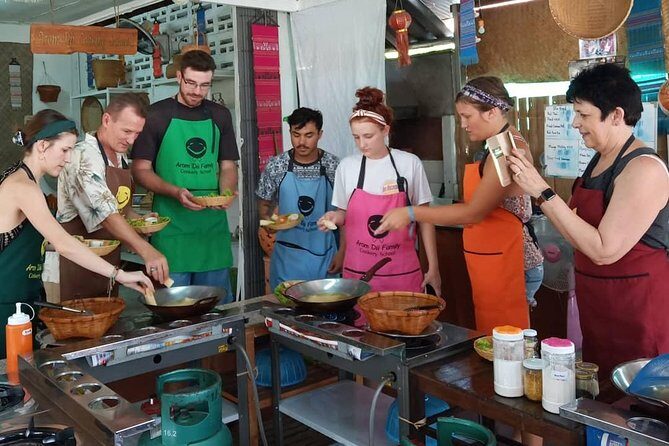 Morning Thai cooking class - Kitchen reality check: no aircon, just fans