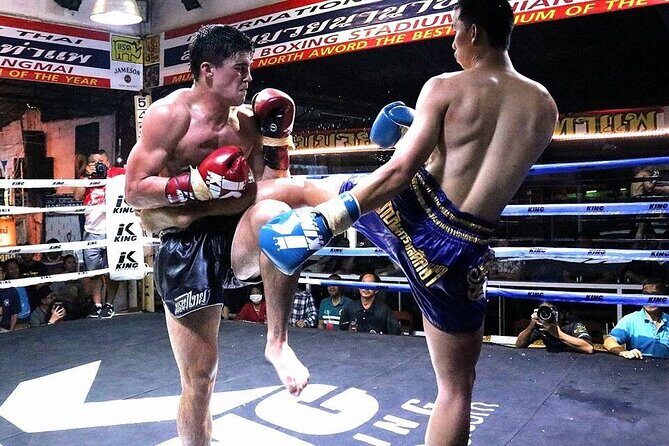 Muay Thai Match Thapae Boxing Stadium Ticket Chiang Mai - Thapae Boxing Stadium at Night: the setting you’ll feel right away