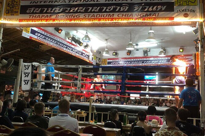 Muay Thai Match Thapae Boxing Stadium Ticket Chiang Mai - VIP perks: A/C room, free drinks, and the small comforts that change the night