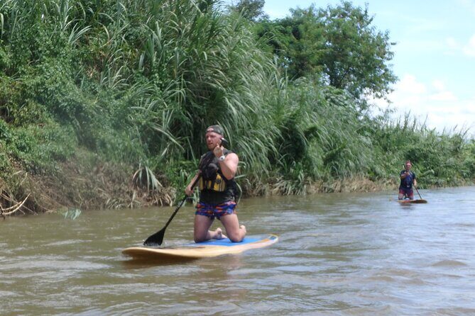No.1 Chiang Mai: Stand Up Paddle Board through Mae Taeng Forest - Sliding onto the Mae Ping: guided SUP technique that actually helps