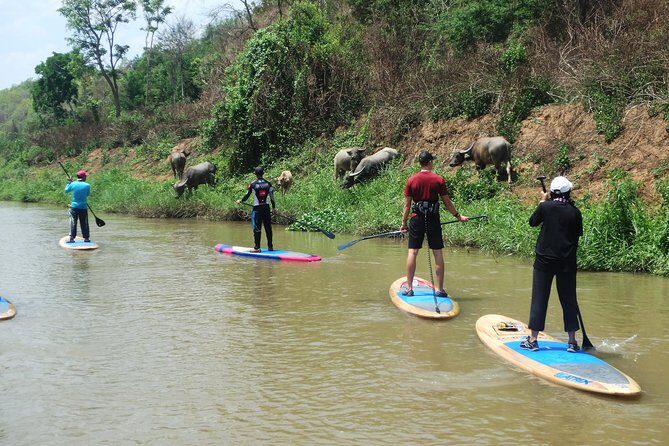 No.1 Chiang Mai: Stand Up Paddle Board through Mae Taeng Forest - Getting moving: pickup, the paddle shop, and your first briefing
