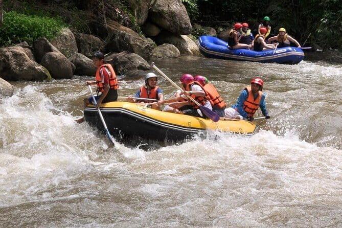 One Day Sticky Waterfall, White Water Rafting,Elephants Sanctuary - White-Water Rafting: Where Safety and Timing Really Matter
