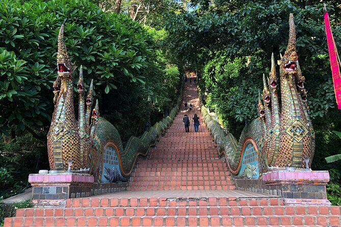 One Day Tour Doi Suthep Temple, Palad Temple, Orchid Farm, Longneck hill tribe village (Private tour) - Karen Long Neck Village: how tradition meets modern life