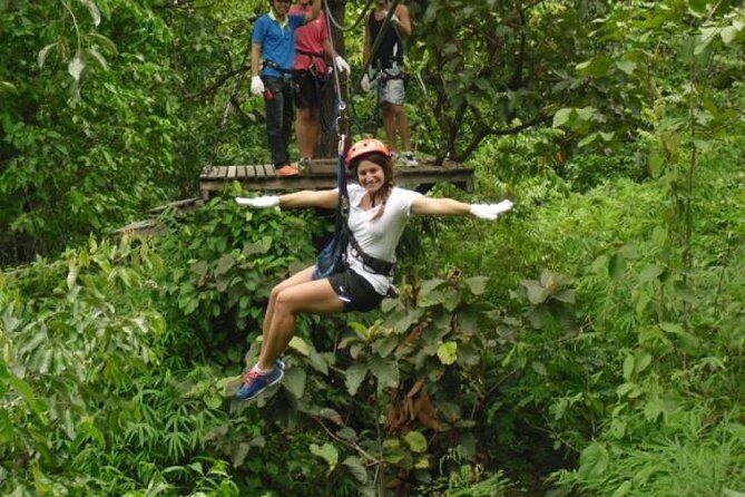 Private Chiang Mai Tour to Bua Thong Waterfalls and Ziplining - Ziplining Through the Forest for 1 Full Hour of Aerial Views