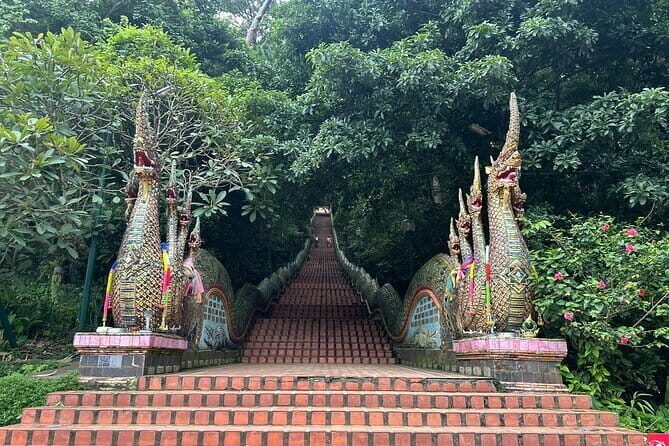 Private Doi Suthep Temple Handicraft Center and Sticky Waterfall - Doi Suthep Temple: viewpoint energy and the monks chanting